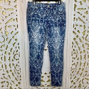 Sacred Virtue Bohemian Damask Print Skinny